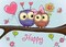 Owl Date WD2320 14.9 x 10.6 inches Wizardi Diamond Painting Kit